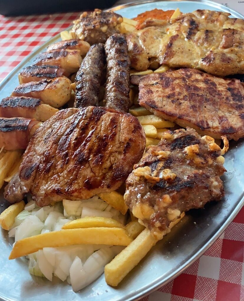 Roštilj - Koper - Serbian restaurant: food is prepared on a real grill