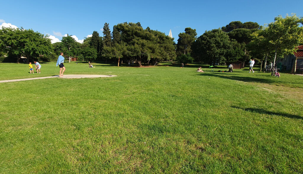 Svetilnik Beach in Izola, Slovenia