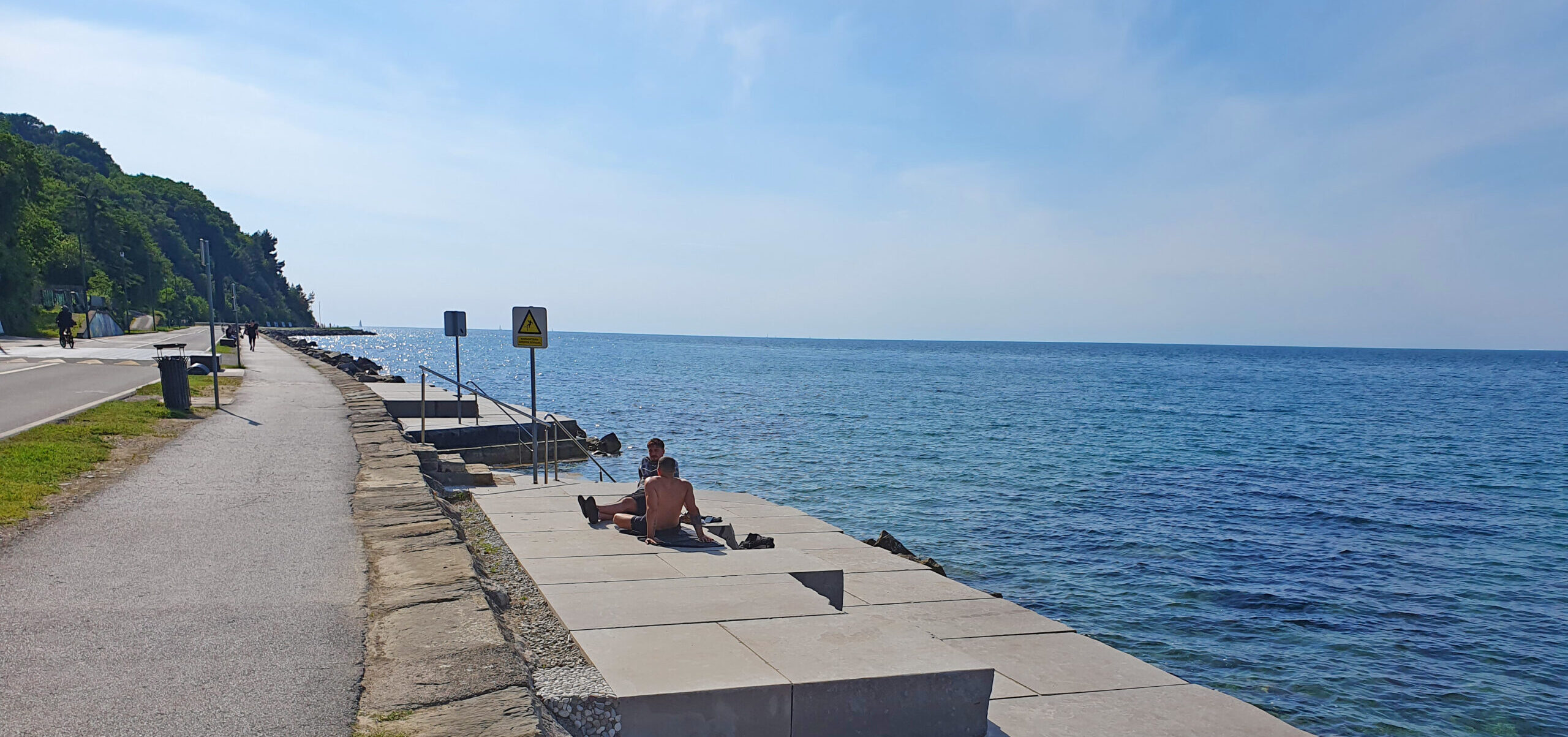 Parancana – Marble beach - Slovenian coast beaches in Koper