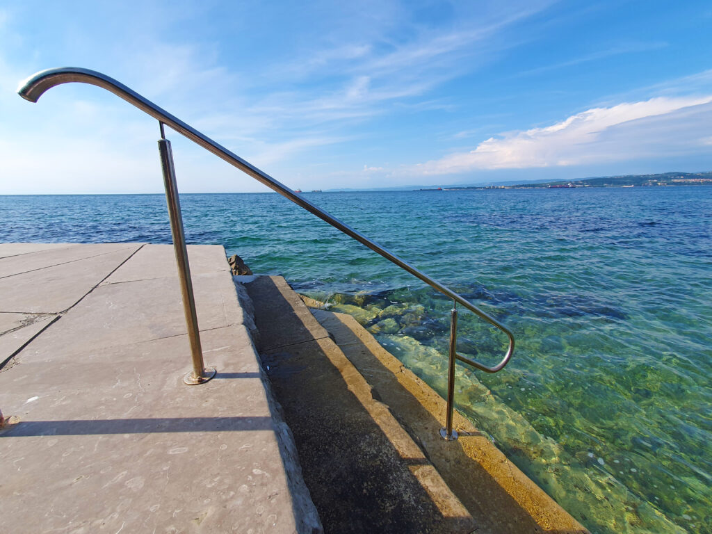 Koper beach, Parancana - Marble beach