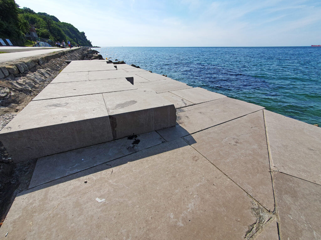 Koper beach, Parancana - Marble beach