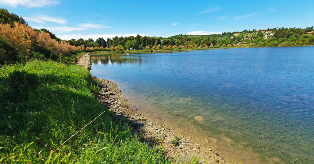 Nature Park Strunjan - Moon bay beach, Bele skale beach