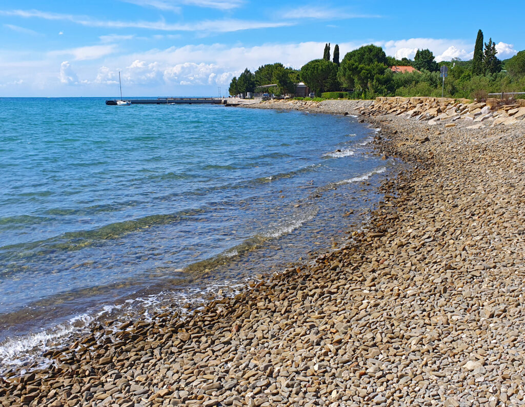 Strunjan Dog Beach, Slovenia, Adriatic Sea