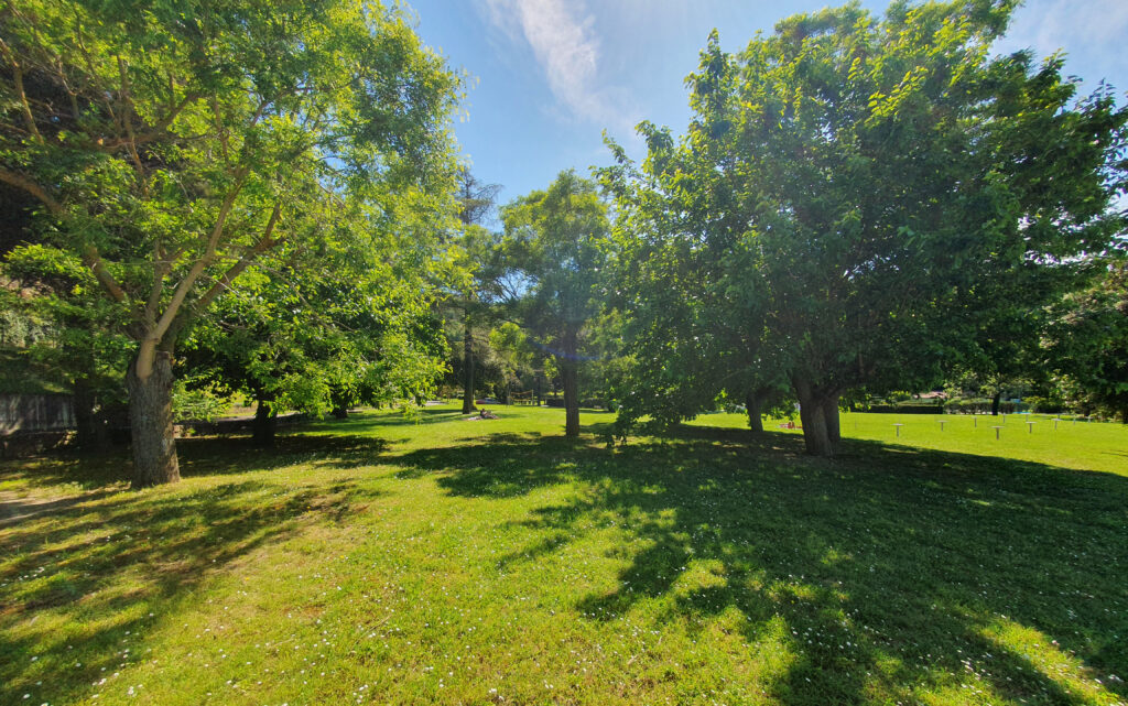Salinera Beach in Strunjan, Slovenia. Beaches in Slovenia