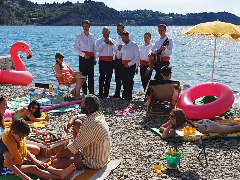 Child friendly beaches : Strunjan Central Beach