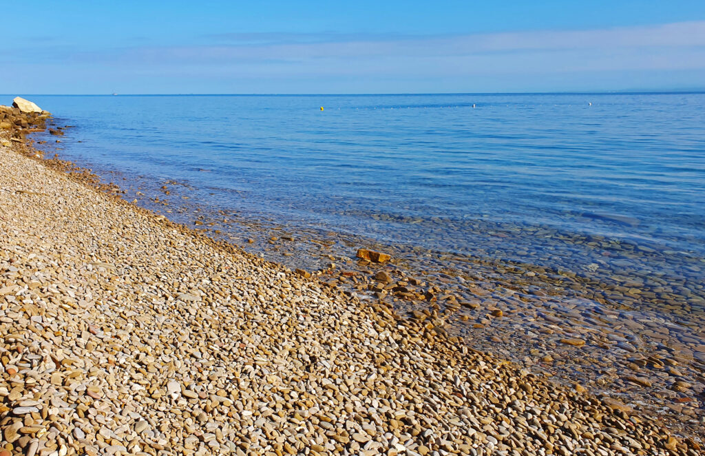Pacug Beach, Slovenia - snorkeling