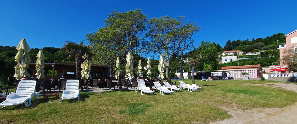 Fiesa Beach Slovenia, beaches in Piran, scuba-diving point