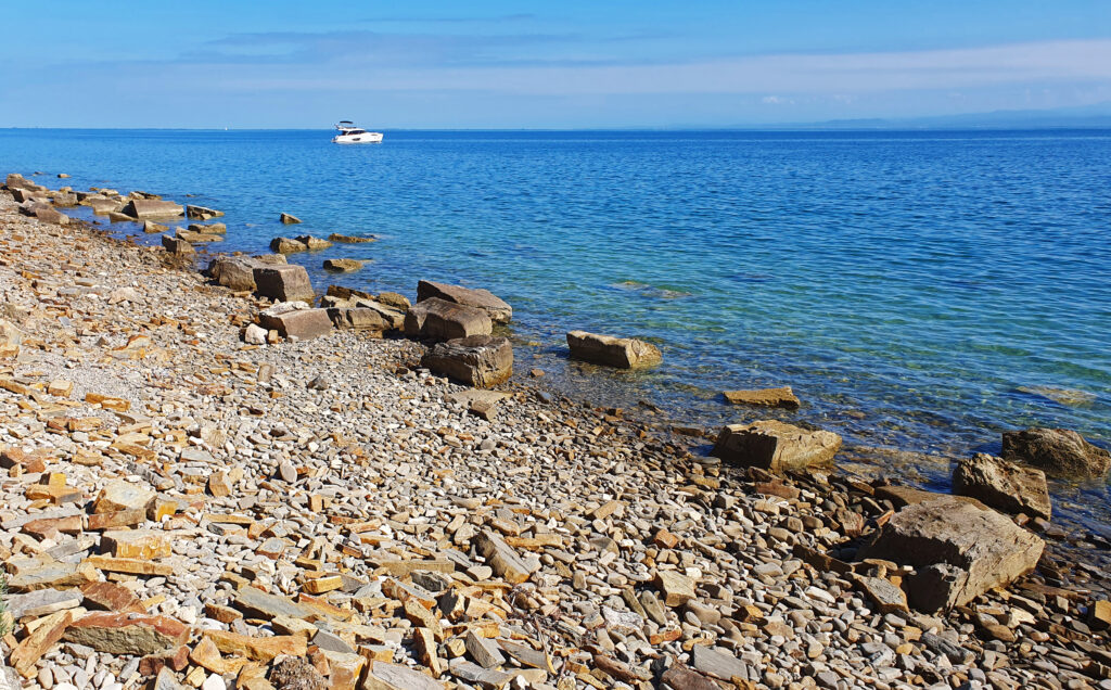 Piran beaches - Beaches between Fiesa and Piran.