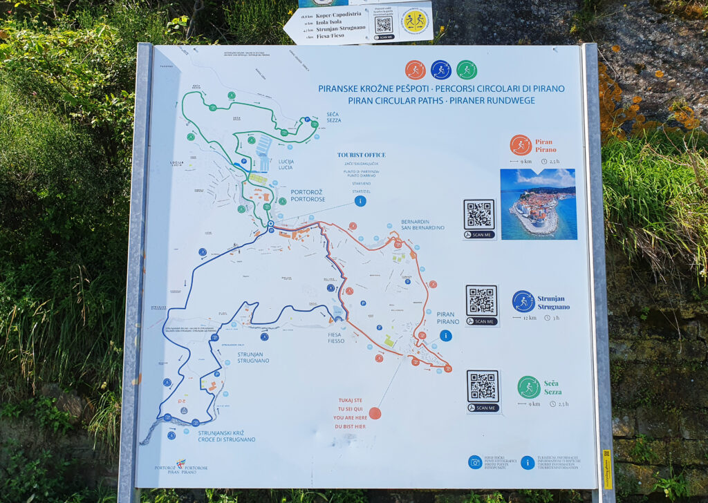 Piran beaches - Beaches between Fiesa and Piran.