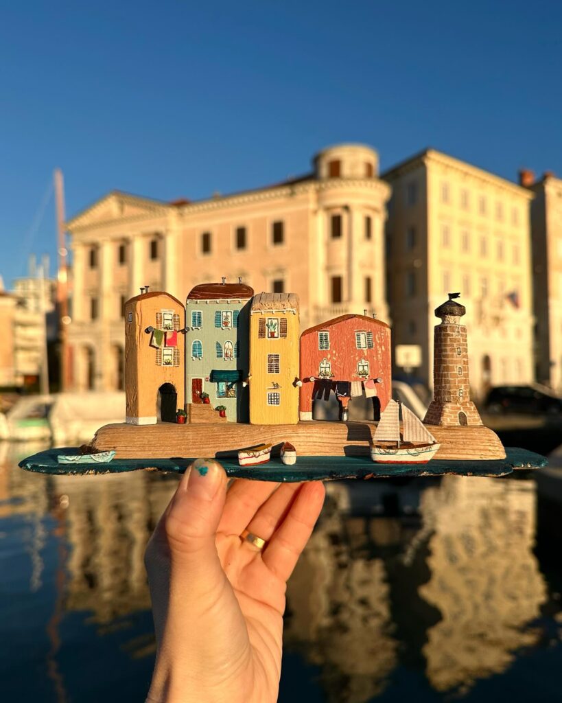 Nika's Tiny House - a small shop where Nika, the owner, uses driftwood to create amazing art pieces