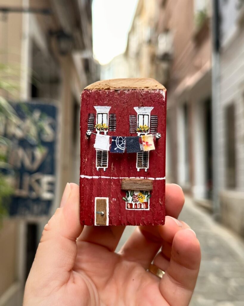 Nika's Tiny House - a small shop where Nika, the owner, uses driftwood to create amazing art pieces