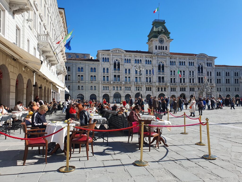 Piazza Unity of Italy, Triest, the main square, the Town Hall