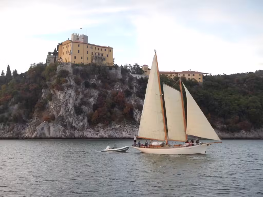 Sailing in Trieste bay - Sailing Yacht Tour to Duino Castle