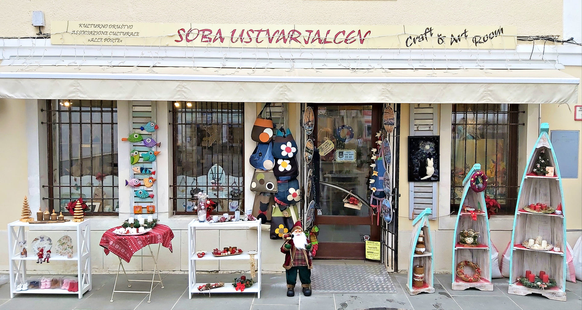 Izola shopping, creations made by Slovenian artist