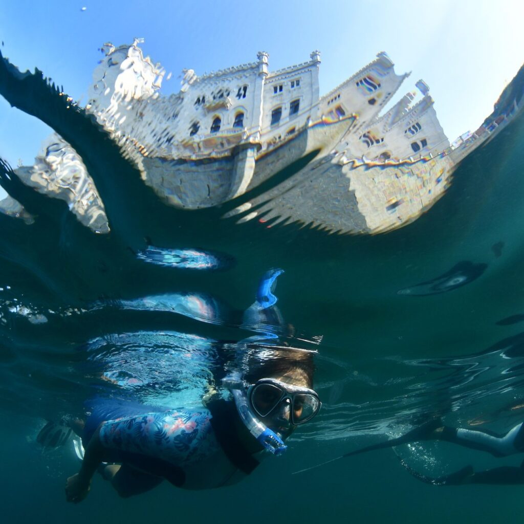 Trieste Castle Miramare - Marine Reserve of Miramare - Snorkeling