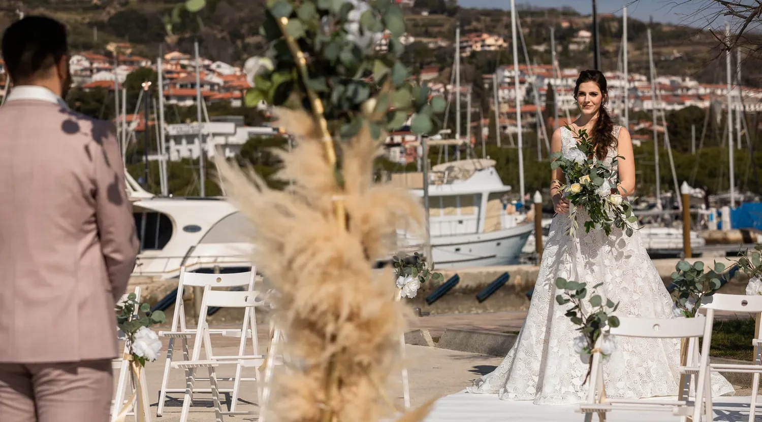 Wedding day at Marina Portorož Restaurant